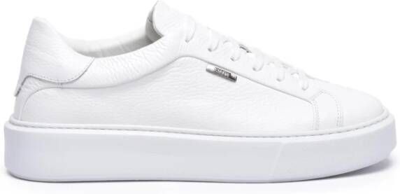 Antony Morato Leren Sneakers met Rubberen Zool