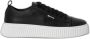 Antony Morato Zwarte Leren Sneakers Vetersluiting Stijl Black Heren - Thumbnail 9