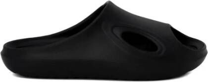 Antony Morato Zwarte Rubberen Slidesandalen