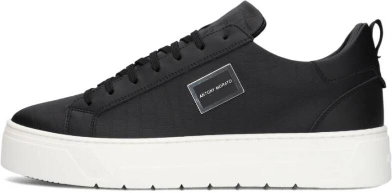 Antony Morato Zwarte stijlvolle herensneakers