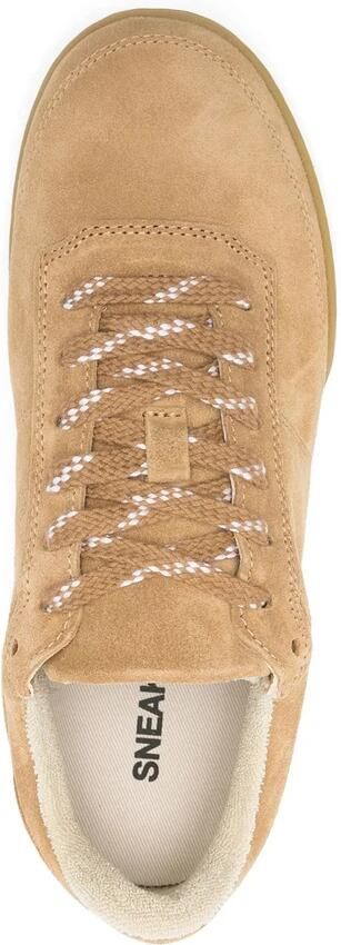 A.p.c. Bruine Veterschoenen met reliëflogo