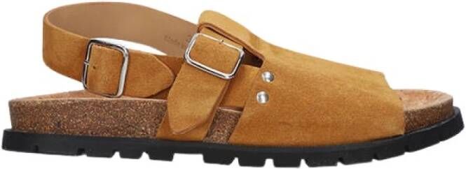 A.p.c. Platte sandalen Bruin Dames