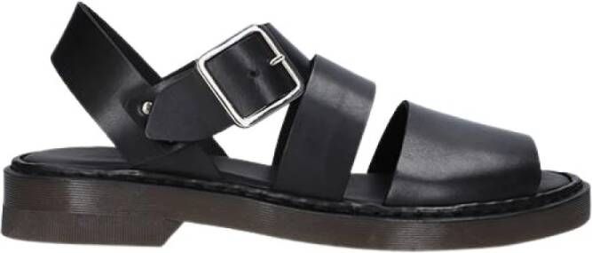 A.p.c. Platte sandalen Zwart Dames