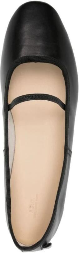 A.p.c. Zwarte zwaan ballerina schoenen LZZ