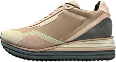 Apepazza Leren Sneakers met Suède Inzetstukken