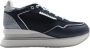 Apepazza Navy Silver Sneakers Stijlvol Comfortabel Multicolor Dames - Thumbnail 1