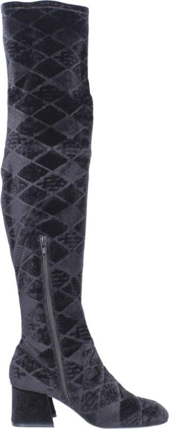 Apepazza Velvet Dameslaarzen Stijlvolle Collectie Black Dames