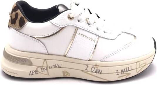 Apepazza Witte Leren Sneakers Model Mallow - Foto 2