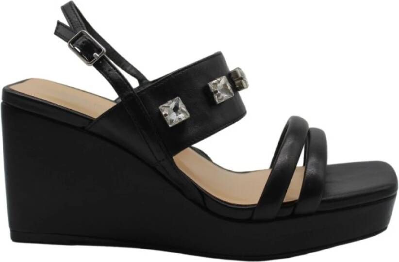 Apepazza Zwarte Lela Sandal Sneakers Black Dames