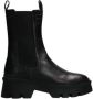 Apepazza Zwarte Leren Chelsea Boots Nella Model - Thumbnail 1