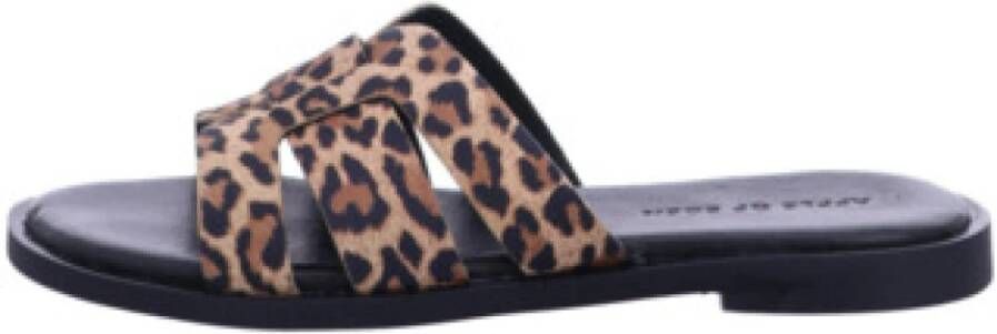 Apple of Eden Bruine Sandalen met Bandjes voor Dames