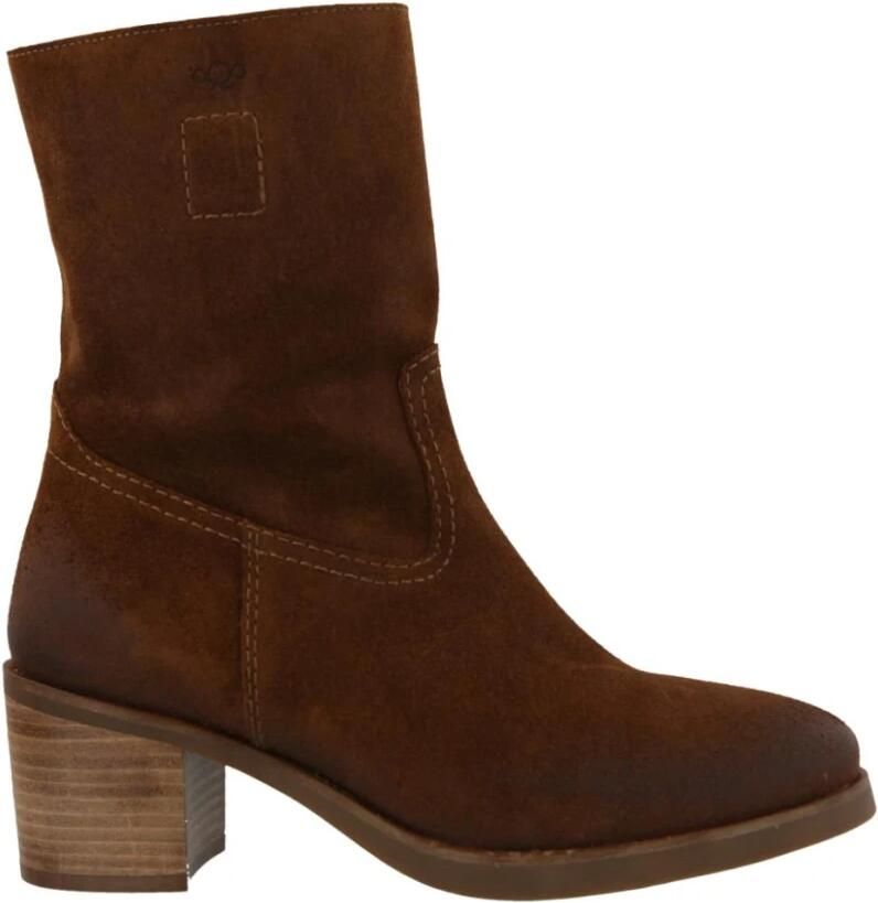 Aqa Dames Enkellaars A8477-a51 Greasy Brandy Cognac - Foto 4
