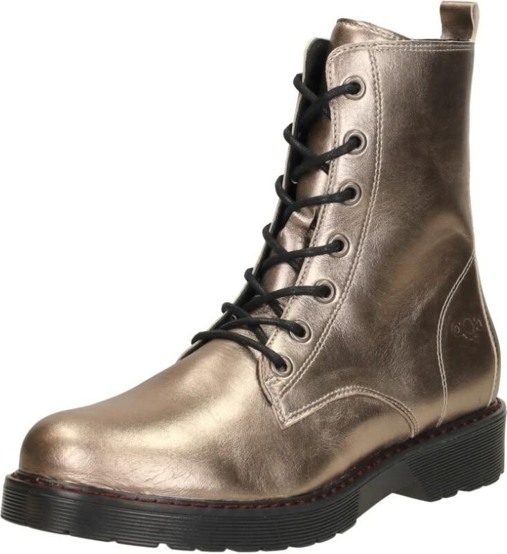 Aqa Veterschoenen Hoog Veterschoenen Hoog goudkleur - Foto 3