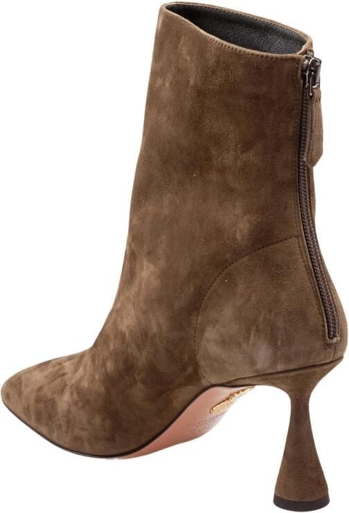 Aquazzura Amore 75 Suède Enkellaarsjes - Foto 2