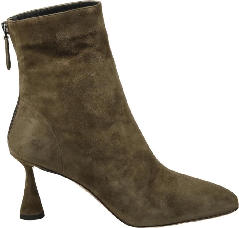 Aquazzura Groene suède enkellaars met rits - Foto 2