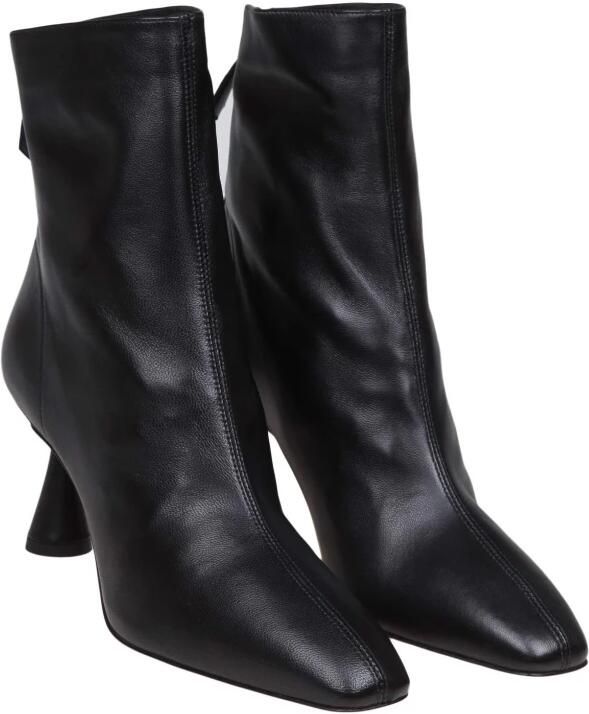 Aquazzura Ankle Boots van zwart leder