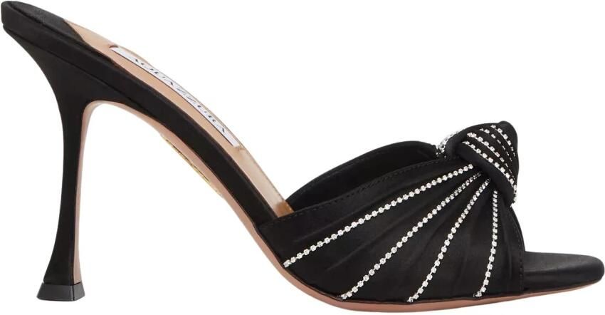 Aquazzura Atelier Crystal Stiletto Flip-Flops