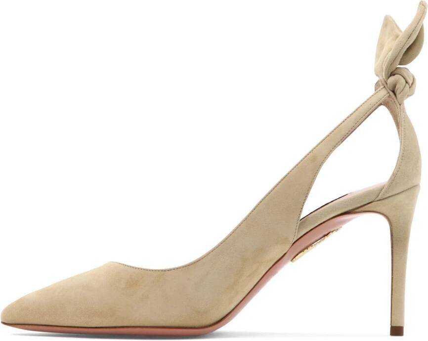 Aquazzura Beige Elegante Pumps voor Vrouwen
