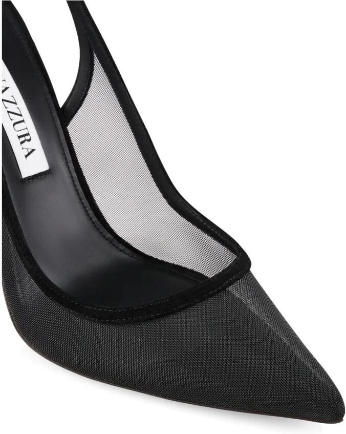 Aquazzura Bow Tie Mesh Pump T. 105 - Foto 4