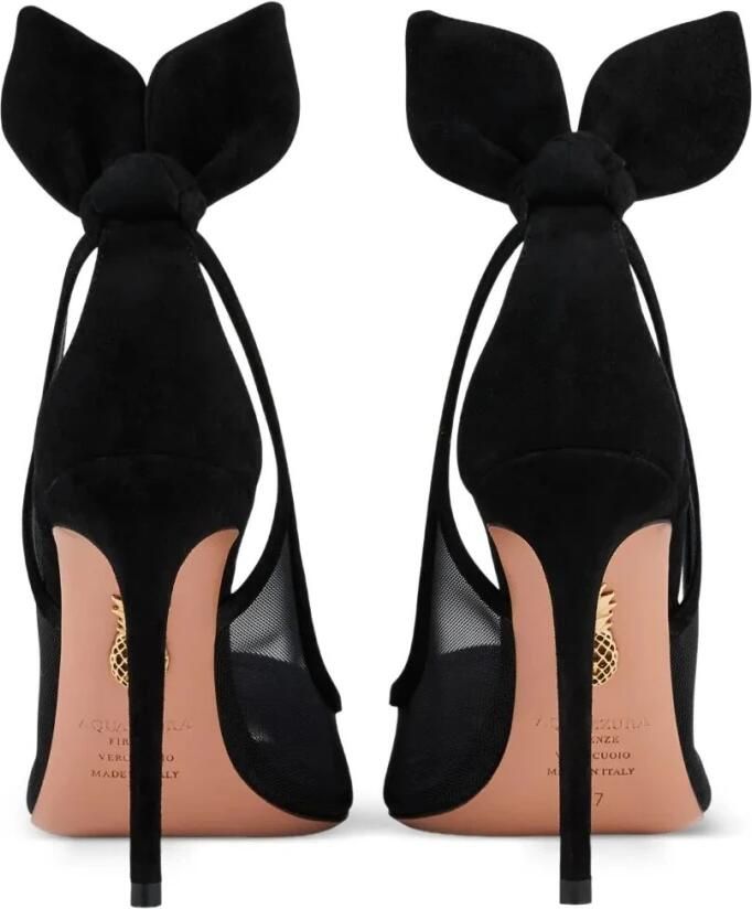 Aquazzura Bow Tie Mesh Pump T. 105 - Foto 5