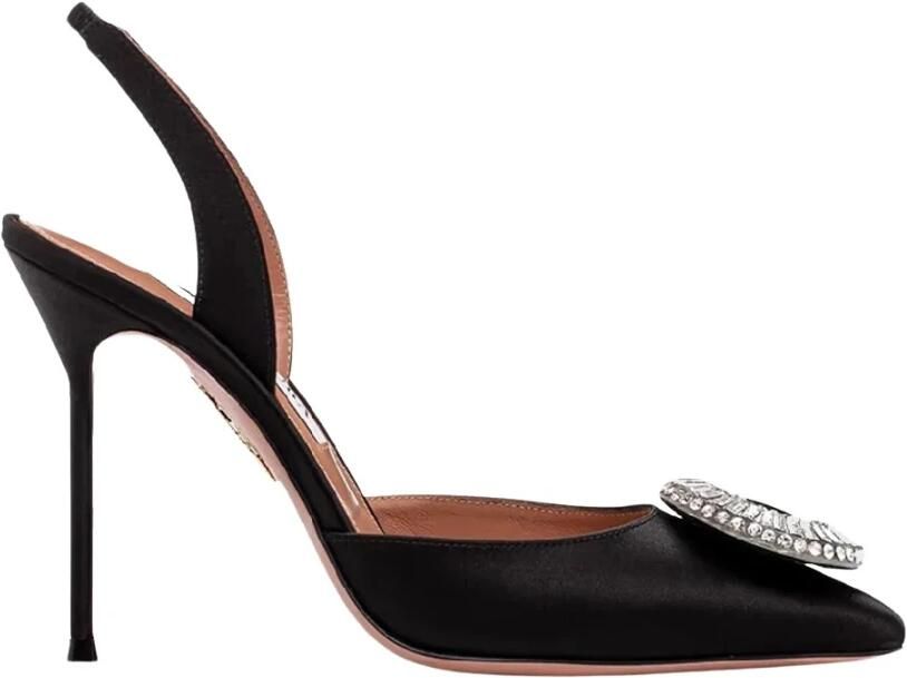 Aquazzura Crystal Hoop Sling 105