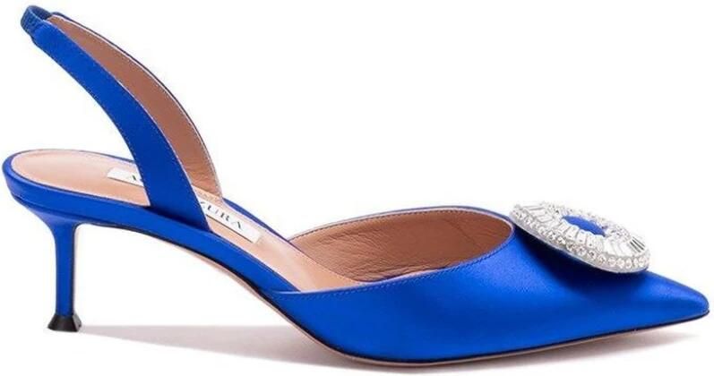 Aquazzura Crystal Hoop Sling Pump