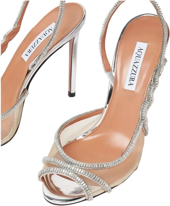 Aquazzura Crystal Weave Sandal 105 - Foto 2