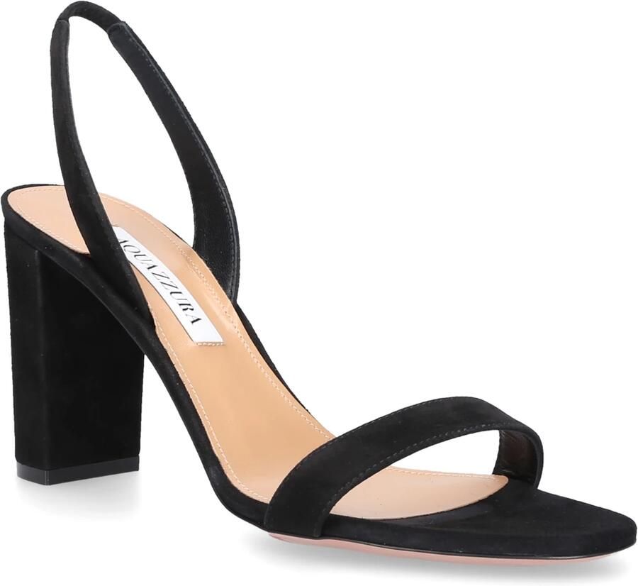 Aquazzura Emanuela Block Sandalen Zwart - Foto 2