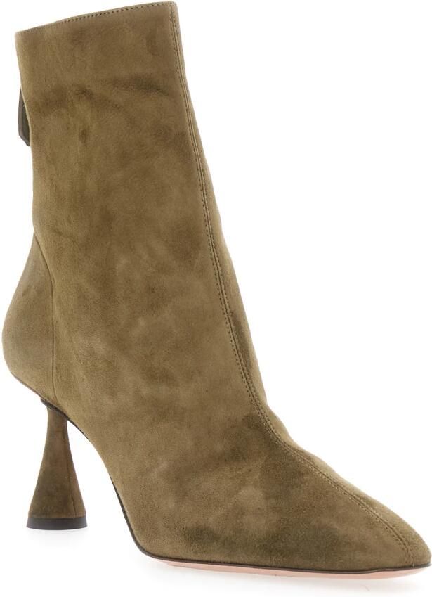 Aquazzura Groene Amore Bootie Haklaarzen
