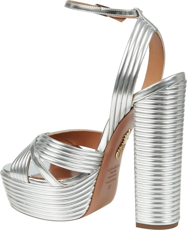 Aquazzura Hoge hak sandalen met gekruiste banden - Foto 3