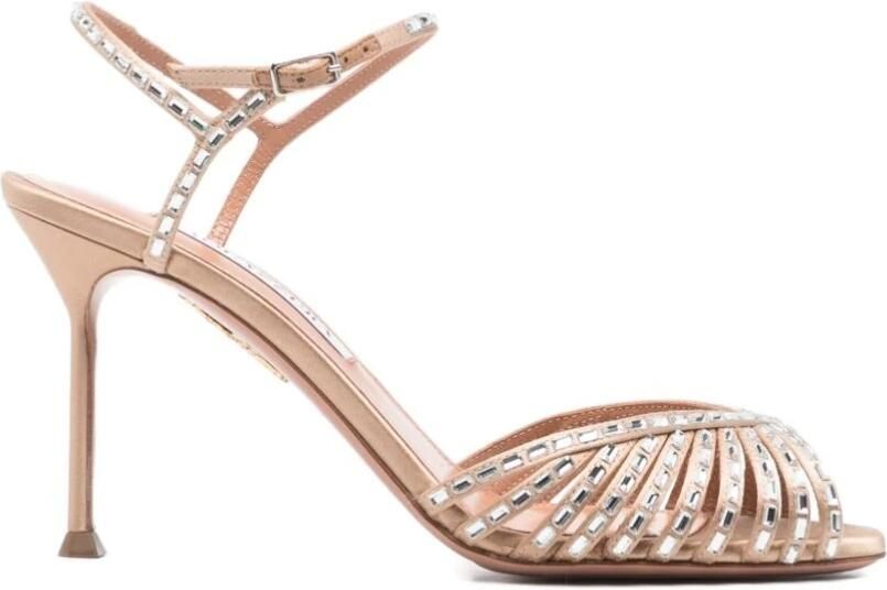 Aquazzura Hold Me Crystal Sandal 85