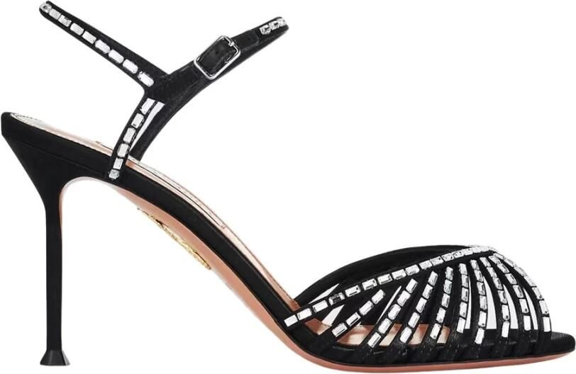 Aquazzura Hold Me Crystal Sandal 85