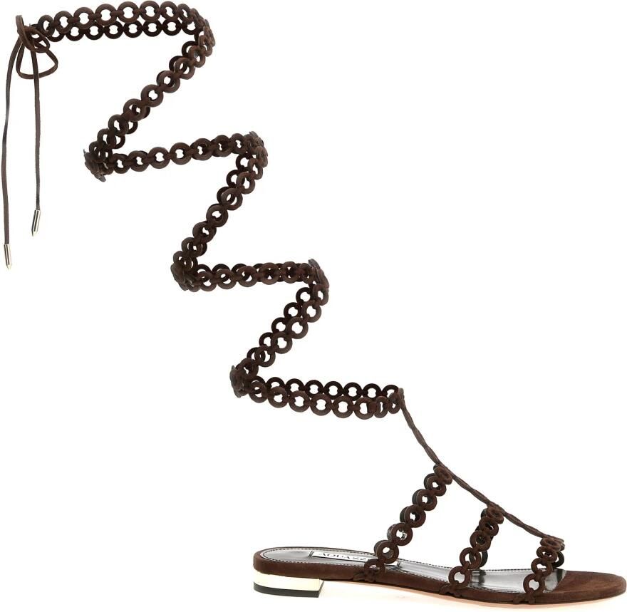 Aquazzura Infinity Chain Gladiator Sandalen