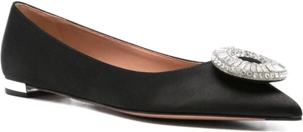 Aquazzura Kristal Hoop Platte Sandalen