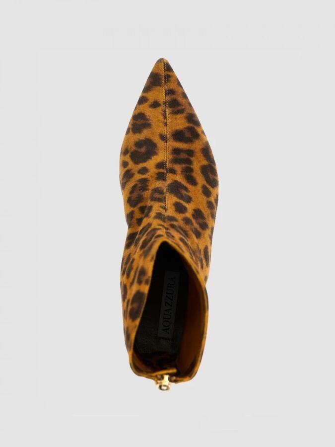 Aquazzura Luipaardprint Enkellaarzen - Foto 2