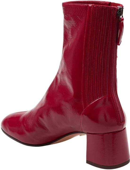 Aquazzura Rode Patent Leren Enkellaarsje - Foto 2