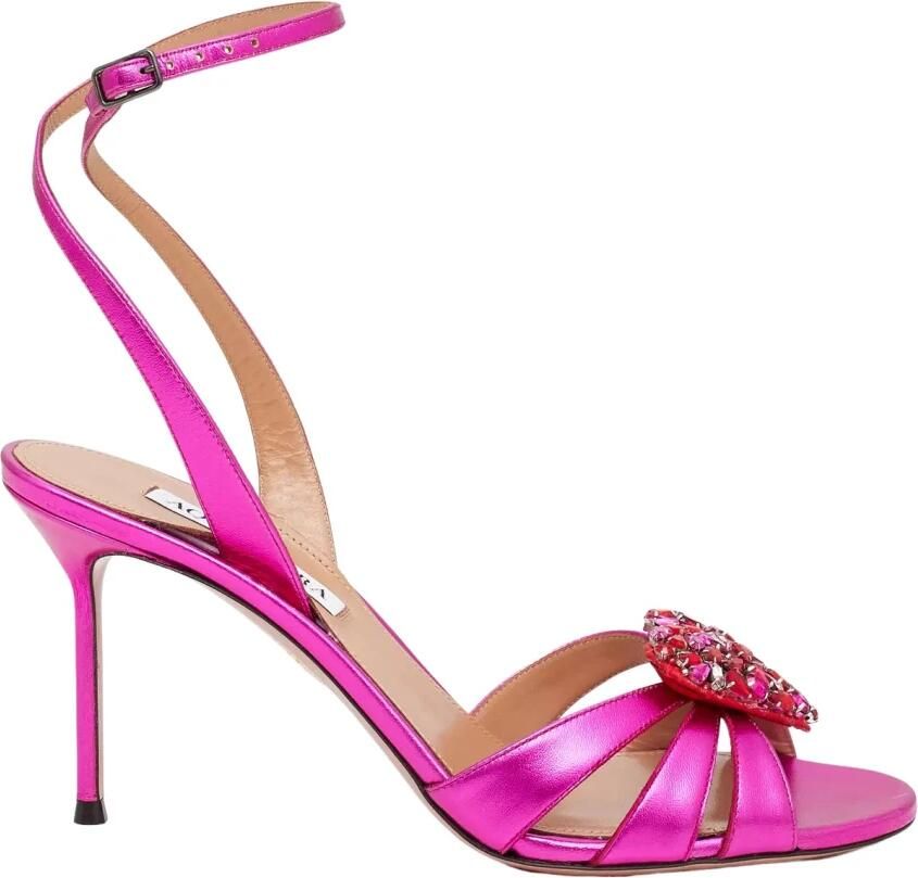 Aquazzura Sandalen Met Kristallen Love Me