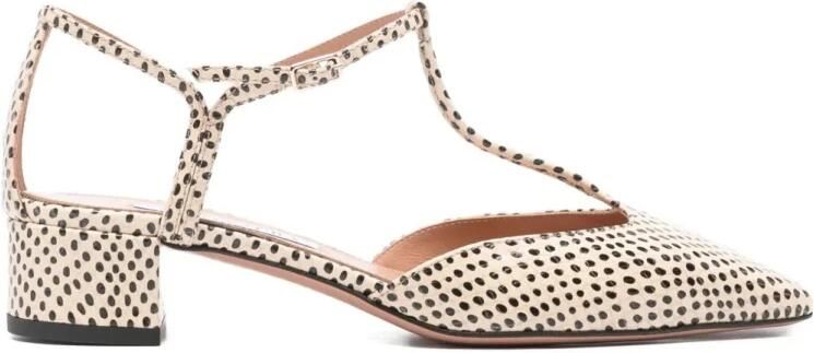 Aquazzura Sorbonne Bambi Snake Print Pump