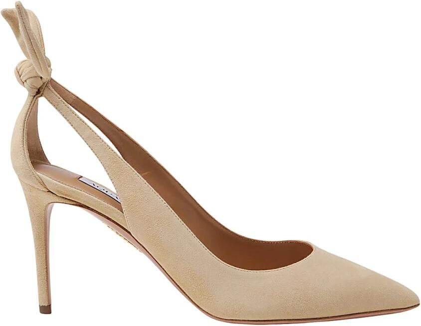 Aquazzura Strik Suède Pumps met Stiletto Hak - Foto 3
