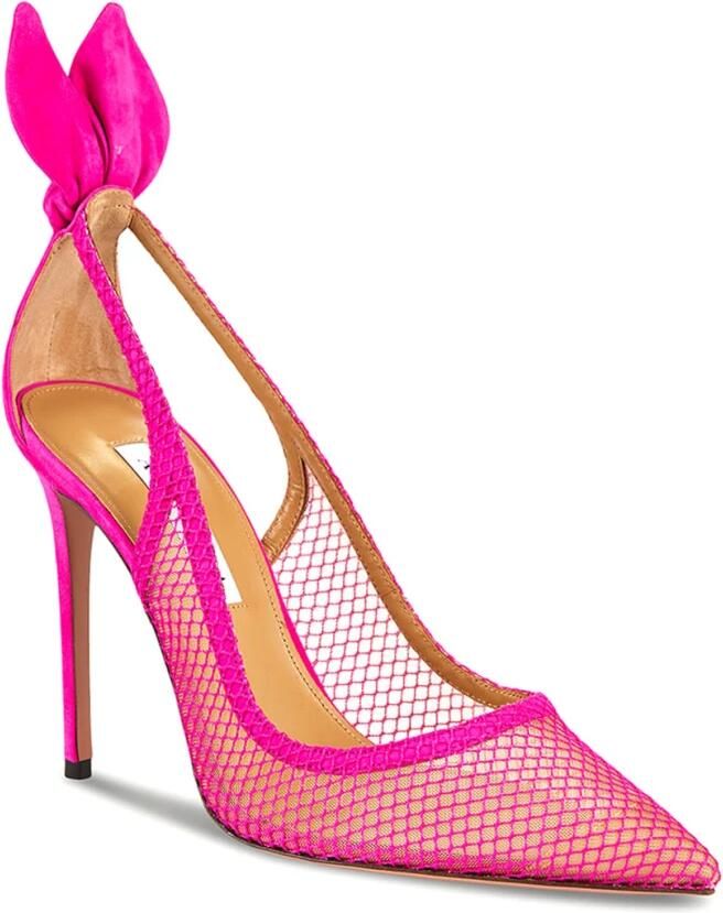 Aquazzura Suede High Heel Pumps - Foto 3