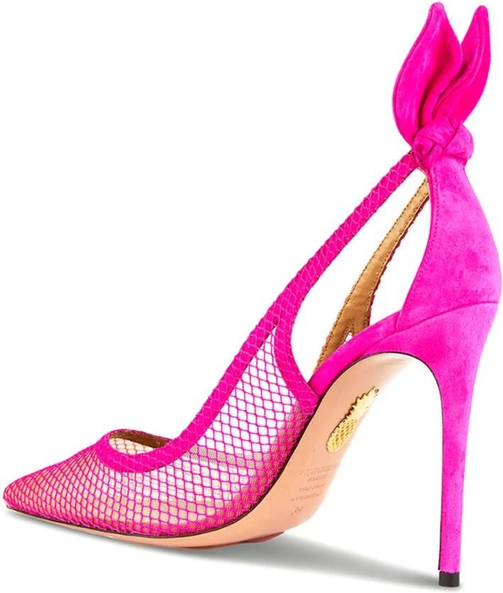 Aquazzura Suede High Heel Pumps - Foto 2