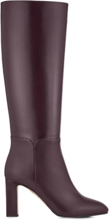 Aquazzura Aubergine Sellier Laarzen voor Vrouwen