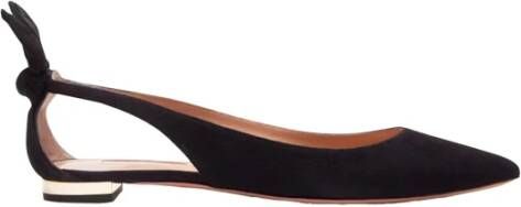 Aquazzura Ballet Bow Tie Schoenen Black Dames