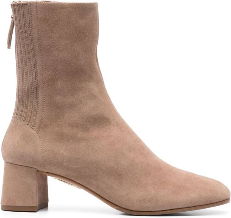 Aquazzura Beige Laarzen voor Vrouwen
