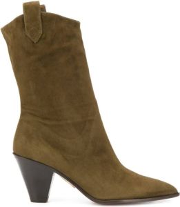 Aquazzura Boogie Bootie 70 ESP Groen Dames
