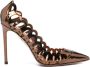 Aquazzura Bronzen Kalfsleer Uitgesneden Sandalen - Thumbnail 1