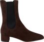 Aquazzura Bruine enkellaarsjes met lage hak - Thumbnail 1