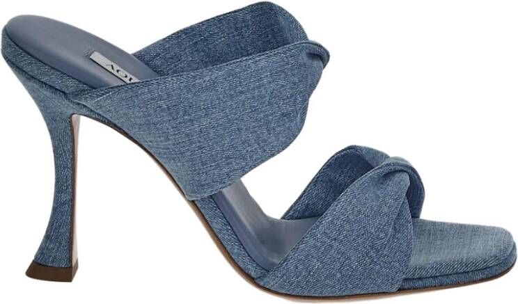 Aquazzura Denim Hakmuiltjes voor Dames Blue Dames