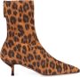Aquazzura Dierenprint Leren Enkellaarzen Brown Dames - Thumbnail 1