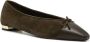 Aquazzura Donkergroene Boogdetails Puntige Neus Schoenen - Thumbnail 1